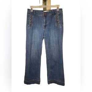 Est 1946 Denim Size 12 Mid Rise Wide Leg Jeans